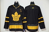 Maple Leafs Blank Black With Special Glittery Logo Adidas Jersey,baseball caps,new era cap wholesale,wholesale hats